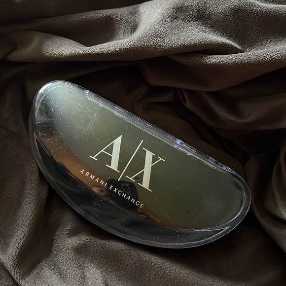 Armani Exchange black clear sunglasses case - Picture 2 of 9